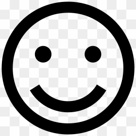 Happy Face Icon Black And White , Png Download - Copyright Bilder, Transparent Png - happy icon png