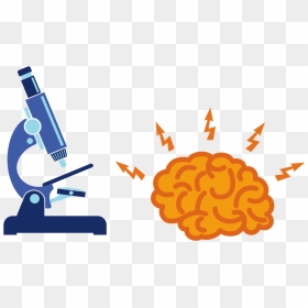 Brain Png Icon - Cartoon Brain Icon Png, Transparent Png - microscope icon png
