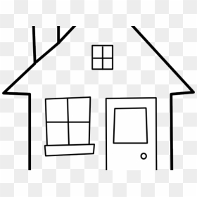 Transparent Housing Clipart - Black And White Clipart House Transparent, HD Png Download - the white house png