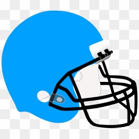 Blue Football Helmet Clipart, HD Png Download - football helmets png
