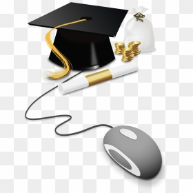 Graduation Ceremony, HD Png Download - gold graduation cap png