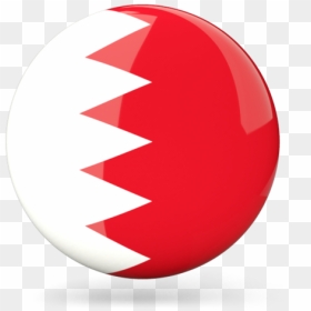 Bahrain Circle Flag Png, Transparent Png - us flag icon png