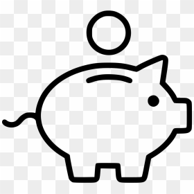 Piggy Bank Box Finance Savings - Piggy Bank, HD Png Download - piggy bank icon png