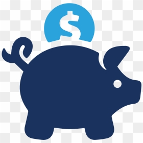 Piggy Bank Icon Transparent Clipart , Png Download - Icon Piggy Bank Png, Png Download - piggy bank icon png