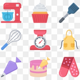 Baking Cartoon Icon Png, Transparent Png - cake icon png