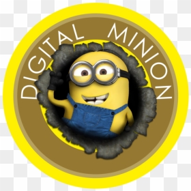 Minions Car Animated Film Sign Sticker - Logotipo De Los Minions, HD Png Download - minions.png