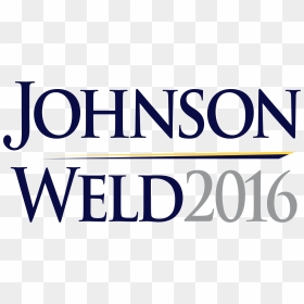 Johnson Weld 2016 2 - Gary Johnson 2016 Logo, HD Png Download - johnson and johnson png