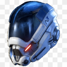 Initiative Helmet I - Mass Effect: Andromeda, HD Png Download - football helmets png