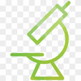 Microbiological Icon - Png Microscope Green Symbol, Transparent Png - microscope icon png