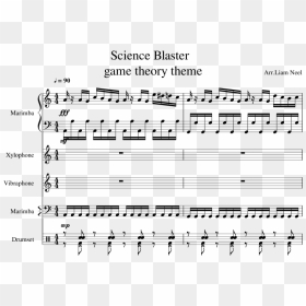 Science Blaster Game Theory Theme Sheet Music Composed, HD Png Download - game theory png