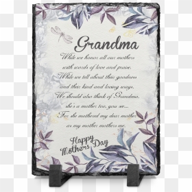 Personalized Mother"s Day Slate - Grandma Mother S Day, HD Png Download - slate png