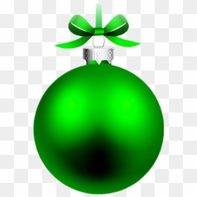 Green Christmas Ball Png Photos - Christmas Ornament, Transparent Png - green christmas ornament png