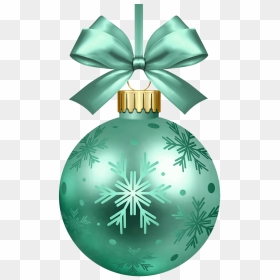 Christmas Tree Decorations Png, Transparent Png - green christmas ornament png
