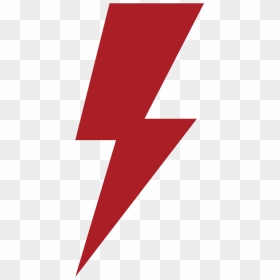 David Bowie Lightning Bolt Outline , Png Download - Bowie Lightning Bolt Hd Png, Transparent Png - red lightning bolt png