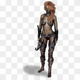 Dark Elf Female Warrior, HD Png Download - female warrior png