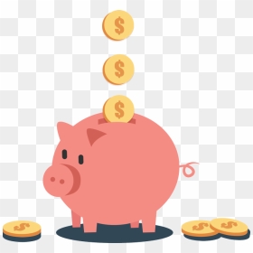 Saving Money Png, Transparent Png - piggy bank icon png
