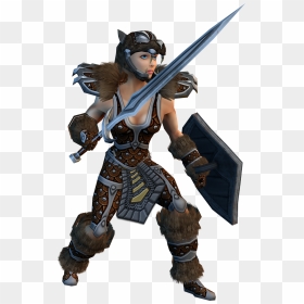 Action Figure, HD Png Download - female warrior png