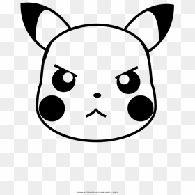Angry Pikachu Coloring Page - Cartoon, HD Png Download - angry pikachu png
