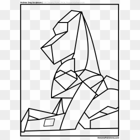 Pointer Dog Sculpture - Line Art, HD Png Download - keep calm png
