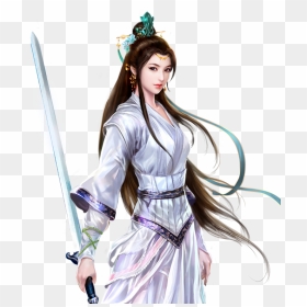 Female Chinese Warrior Concept Art, HD Png Download - female warrior png