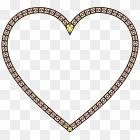 Stained Glass Heart 2 Clip Arts - Clip Art, HD Png Download - glass frame png