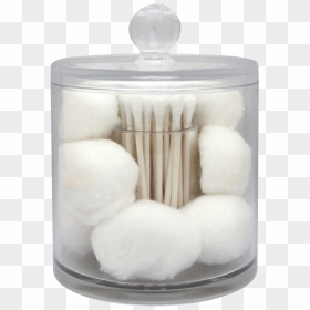 Cotton Ball & Swab Organizer - Portable Network Graphics, HD Png Download - cotton ball png
