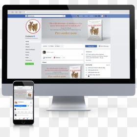 Facebook Page - Delvetech, HD Png Download - book page png