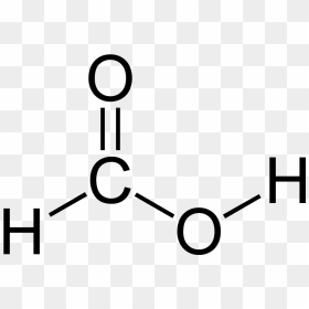 File - Formic-ac#2d - Ch2o2 Lewis Structure, HD Png Download - 2d png