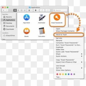 Applications On Mac, HD Png Download - avast icon png