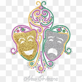 Transparent Comedy And Tragedy Masks Clipart, HD Png Download - comedy tragedy masks png