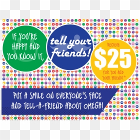 Refer Friends Get $25, HD Png Download - refer a friend png