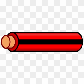 Wire Red Black Stripe - Black Red Svg Stripes, HD Png Download - black stripe png