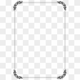 A Frame With Roses Clip Arts - Page Border Transparent Background, HD Png Download - skull border png