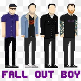 The Final And Combined Version Of My Fall Out Boy Pixel - Cartoon, HD Png Download - fall out boy png