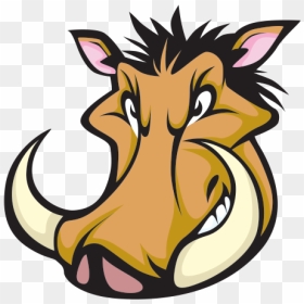 Razorback Wild Pig Head - Warthog, HD Png Download - razorback png