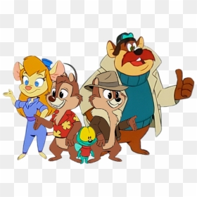 Chip And Dale Rescue Rangers Ducktales, HD Png Download - angry pikachu png