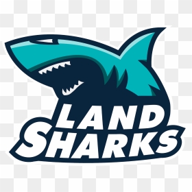 Transparent Shark Mascot Clipart - Land Sharks Logo, HD Png Download - sharks logo png