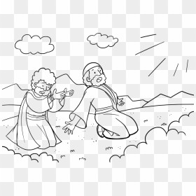 Maria Y Aaron Para Colorear, HD Png Download - moses png