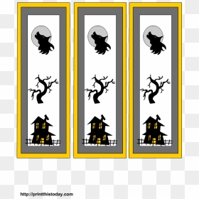 Bookmark Halloween Clip Art - Free Printable Halloween Bookmarks, HD Png Download - bookmark png