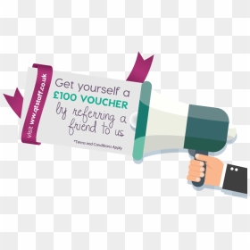 Megaphone - Graphic Design, HD Png Download - refer a friend png