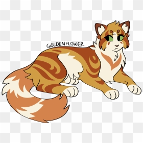 Warrior Cats Goldenflower Design, HD Png Download - tumblr cat png