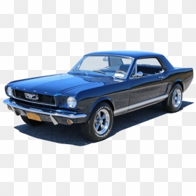Blue 65 Mustang Png, Transparent Png - car parts png