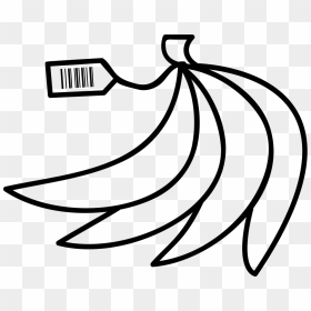 Bananas With Barcode On Label - Barcode, HD Png Download - book barcode png