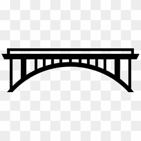 Vector Bridges Illustrator - Bridge Symbol, HD Png Download - bridge vector png