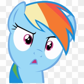 Faggot Serious Pony Gif, HD Png Download - wtf face png
