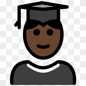 Man Student Emoji Clipart - Clip Art, HD Png Download - dress emoji png