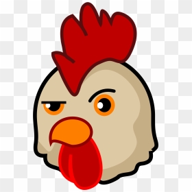 Chicken Head Cartoon Png Clipart , Png Download - Clipart Chicken Head, Transparent Png - chicken head png