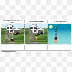 House, HD Png Download - rocket launch png