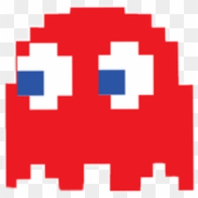 Videogame Ghost Red Pixel - Buenos Aires Museum Of Modern Art, HD Png Download - pac man ghost png