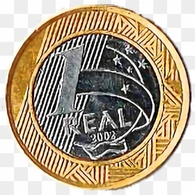 #dinheiro #moeda #real #um #money #reais - Imagens De Dinheiro E Moeda, HD Png Download - dinheiro png